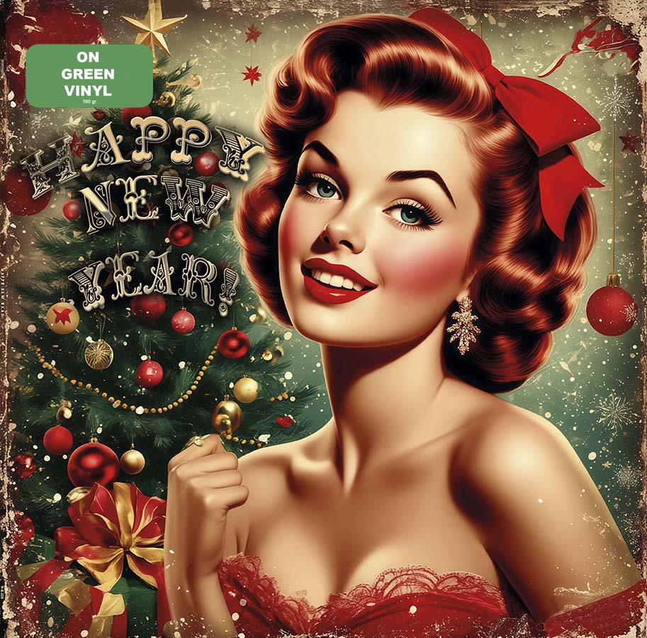 Various – Happy New Year  (Christmas, green vinil)